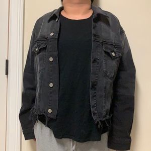 Kendall and Kylie cropped Jean jacket